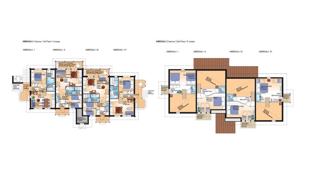 Vuokatin Aateli Apartments Вуокатти Экстерьер фото